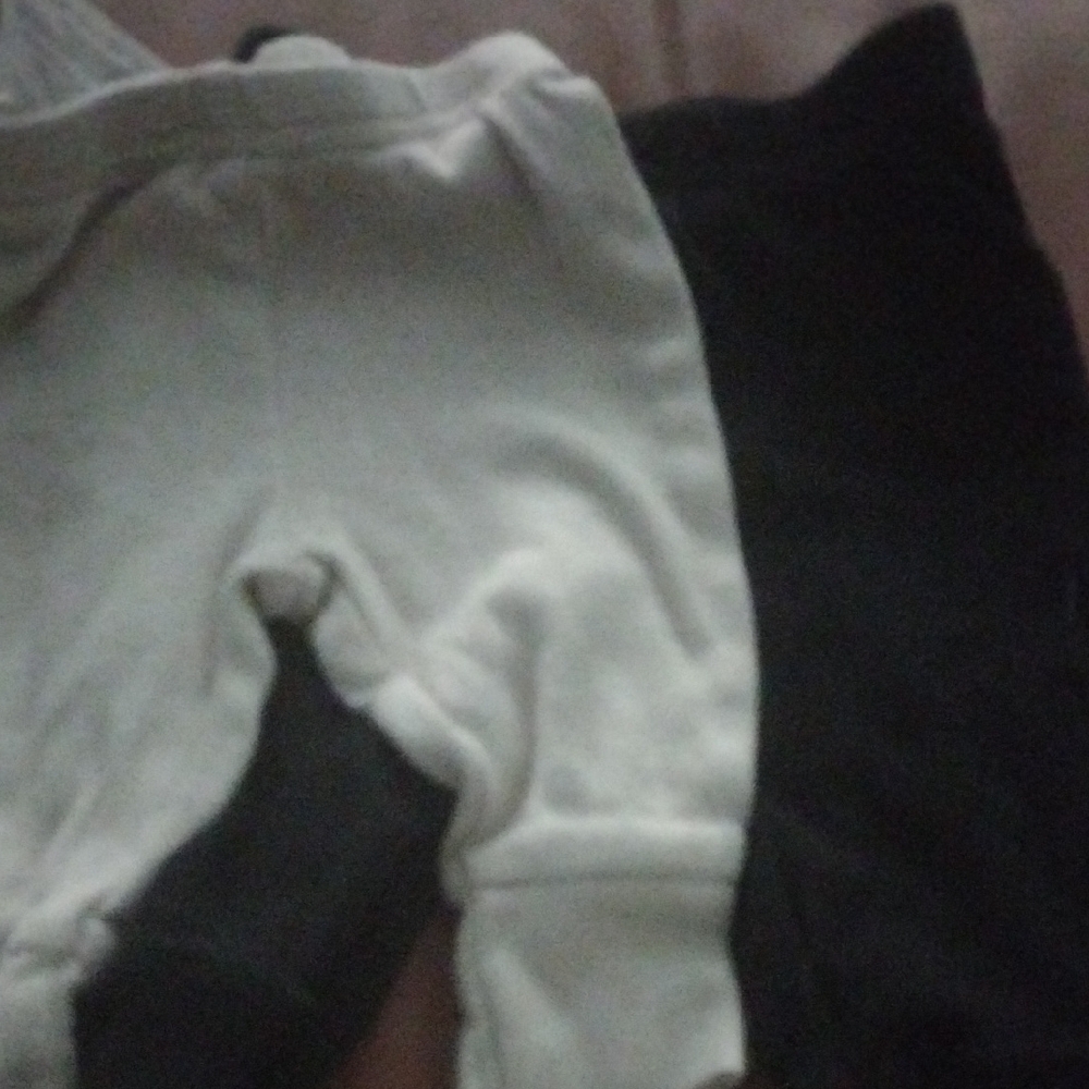 Black and White Pants